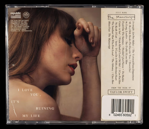 Taylor Swift Signed The Tortured Poets Department CD Insert JSA Authenticated
