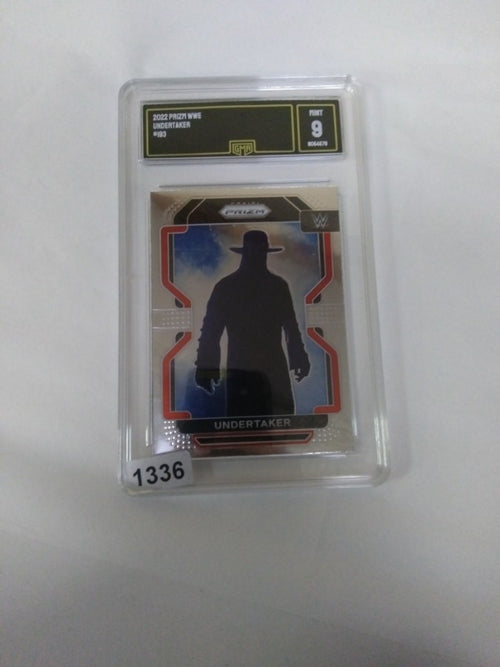 2022 Panini Prizm WWE Undertaker #193 Silver Prizm PSA 9 MINT