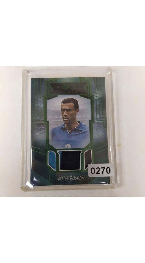 2024 Futera Unique Giuseppe Bergomi TRIO Match Worn Patch /15 Inter Italy