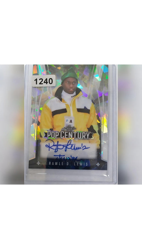 Rawle D. Lewis 2025 Leaf Pop Century Auto /5 BA-RDL  Pop culture collectible