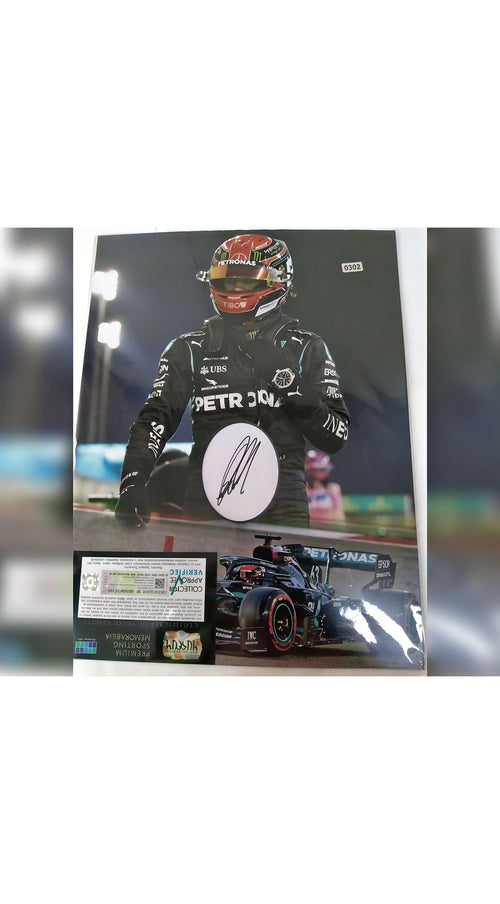 George Russell Autographed 16x12 Photo Formula 1 Memorabilia for Fans
