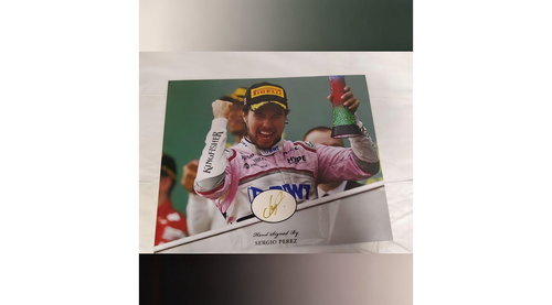 Unframed Sergio Pérez Force India Presentation Photo F1 Racing Memorabilia