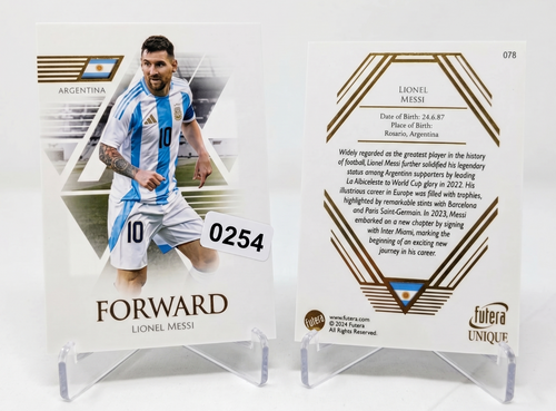 2024 Futera Unique Lionel Messi #078 Forward Argentina