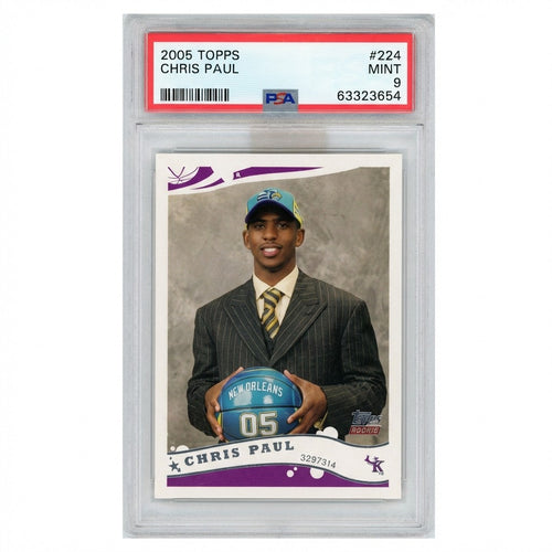2005-06 Topps Chris Paul Rookie Card #224 PSA 9 MINT Hornets RC