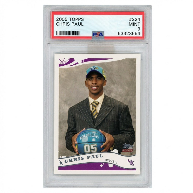 2005-06 Topps Chris Paul Rookie Card #224 PSA 9 MINT Hornets RC