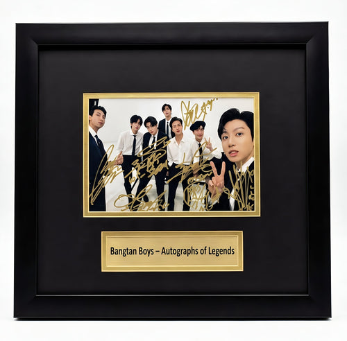 BTS Group Signed Photo 4x6 K-POP Collectible Autograph for Fans Worldwide
