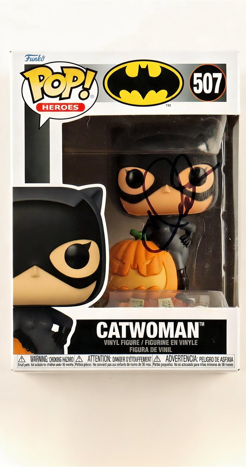 Halle Berry Signed Catwoman 507 Funko Pop Halloween Pumpkin Autographed ACOA