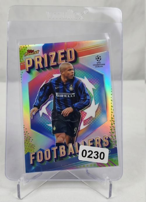 2023-24 Topps Finest Ronaldo R9 PRIZED FOOTBALLERS Insert #PF-19 Inter Milan