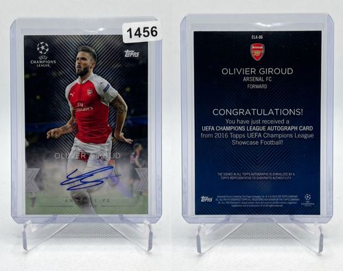 Olivier Giroud 2015-16 Topps UEFA Champions League Autograph CLA-OG Card