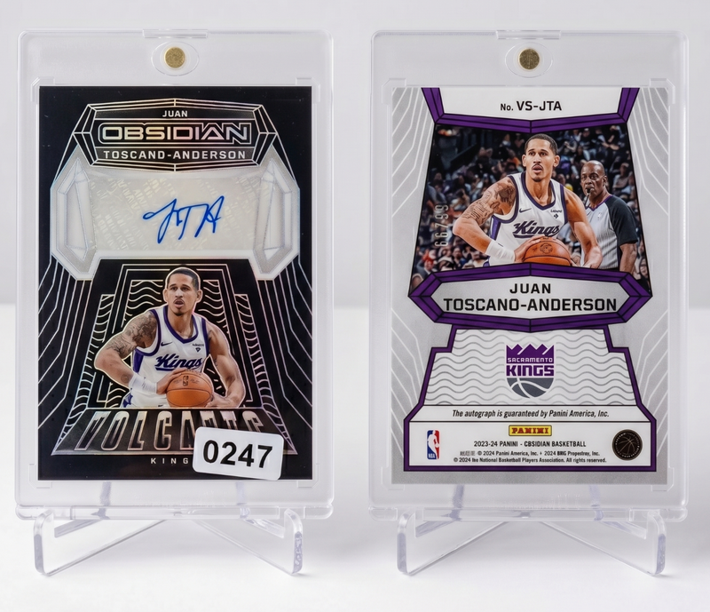 2023-24 Panini Obsidian Juan Toscano-Anderson Volcanic Signatures Auto /99 Kings