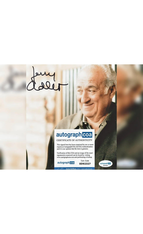 Jerry Adler Autographed The Sopranos 8x10 Photo with ACOA Certification