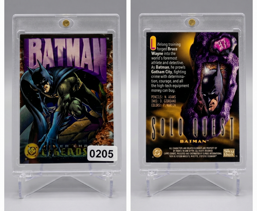 1995 SkyBox DC Chrome Legends '95 Batman Solo Quest Insert Card #37 Neal Adams