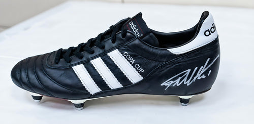 Geoff Hurst Signed adidas World Cup Boot 1966 Football Legend Relic
