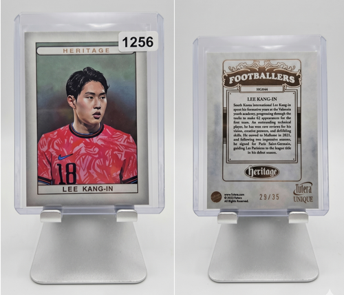 2024 Futera Unique Lee Kang-in HERITAGE QUARTZ Parallel /35 #HG044 Korea PSG