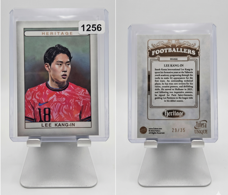 2024 Futera Unique Lee Kang-in HERITAGE QUARTZ Parallel /35 #HG044 Korea PSG