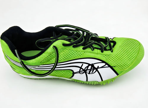 Usain Bolt Signed Lightning Bolt Edition Racing Spikes for Collectors