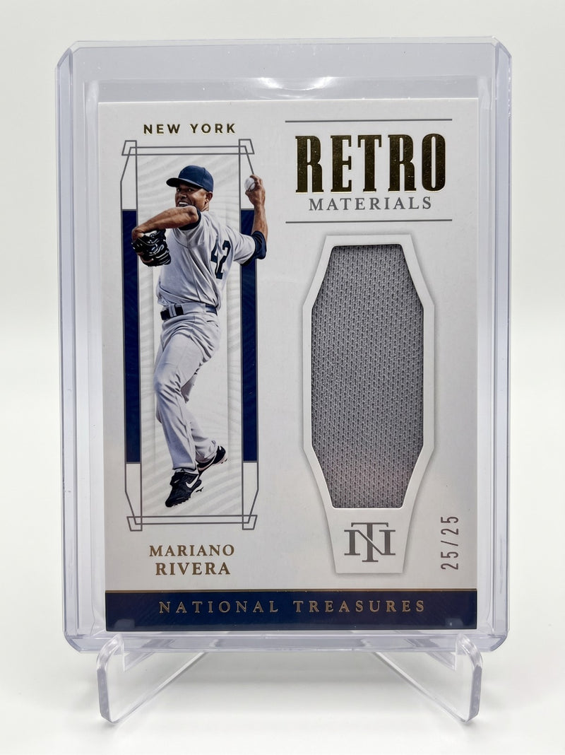 mariano rivera 2019 panini national tressures retro materials /25 rm-mr  Yankee