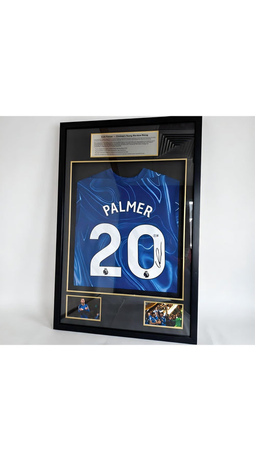 Cole Palmer Signed Chelsea Nike Jersey Beckett Rising Star - With Frame