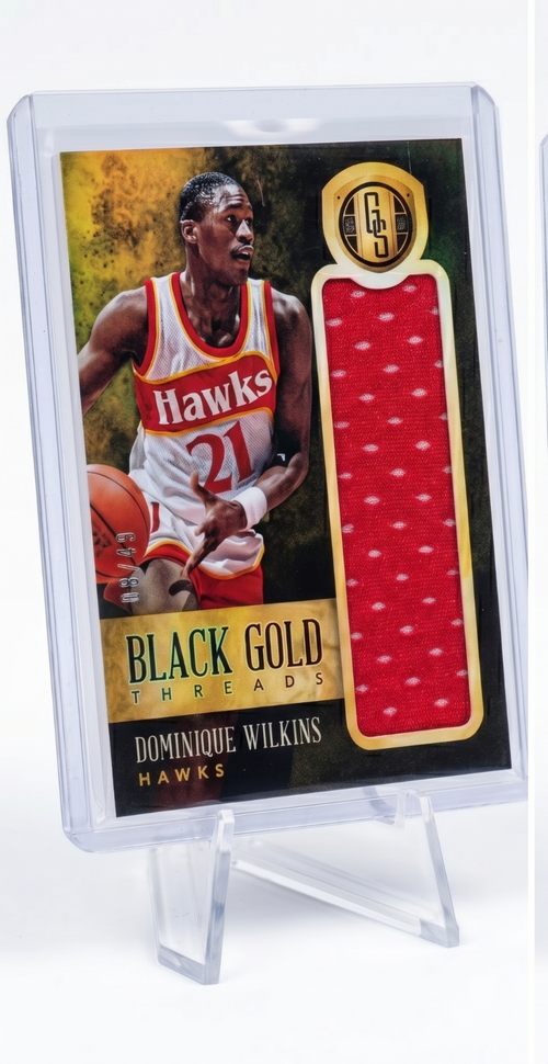 Dominique Wilkins  2014 Panini Black and Gold Threads /49 Card 99  NBA Scoring