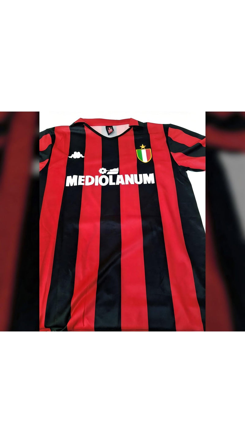 Ruud Gullit Signed AC Milan Adidas Jersey Beckett Dutch - With Frame