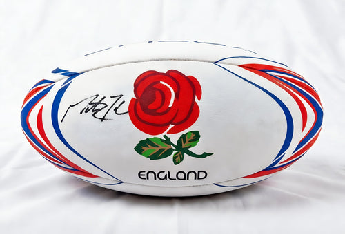Martin Johnson Signed Full Size Rugby Ball England Legend Autographed Gift