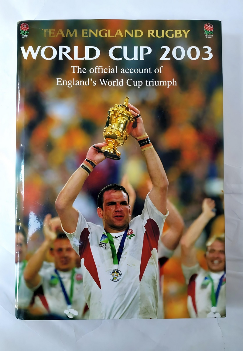 تذكار رجبي من كأس العالم 2003 موقع من مارتن جونسون قابل للاقتناء وفريد