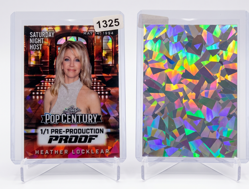 2025 Leaf Pop Century Heather Locklear Saturday Night Host Crystal Proof 1/1