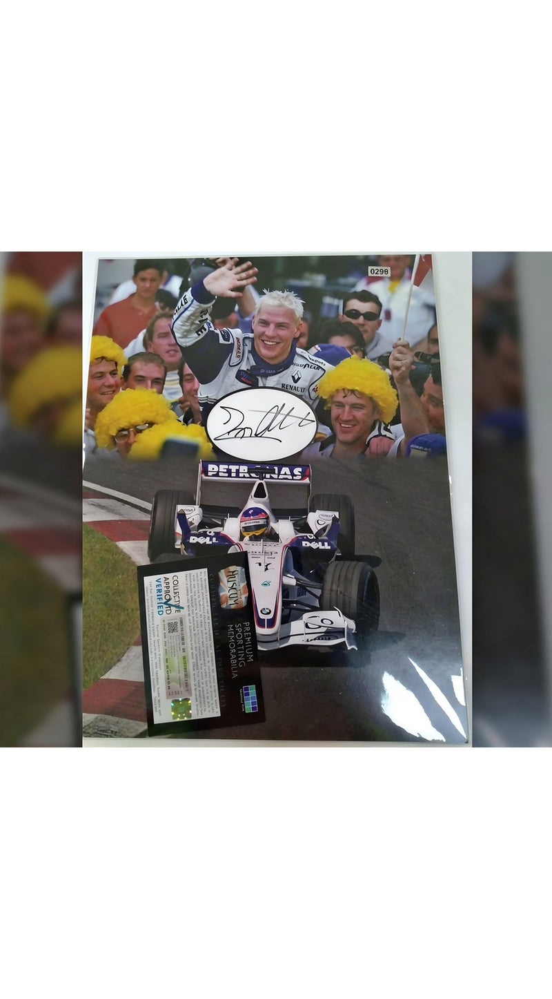 Jacques Villeneuve Autographed 16x12 Photo of Formula 1 Racing Legend