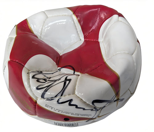Rod Stewart Signed Ball with Concert Ticket Rock Royalty Memorabilia Item