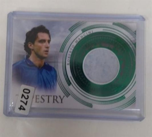 2024 Futera Unique Roberto Mancini TAPESTRY Match Worn Patch /15 Italy