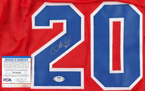 Allan Houston Signed NBA Jersey PSA Authenticated Memorabilia for Collectors
