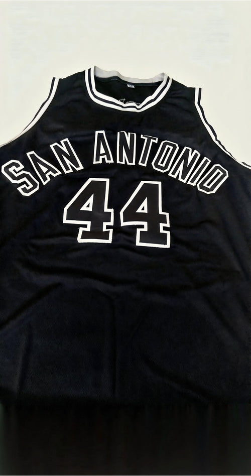 George Gervin Signed Jersey JSA Iceman Icon Basketball Memorabilia