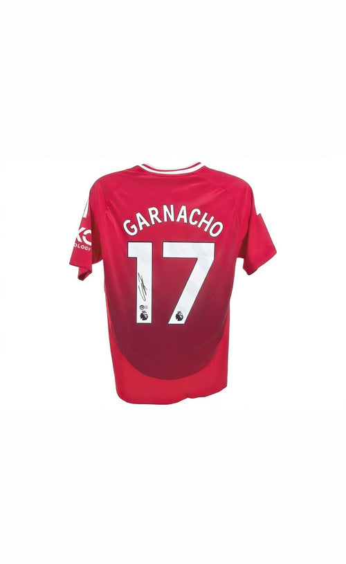 Alejandro Garnacho Signed Authentic Manchester United Adidas Jersey Beckett
