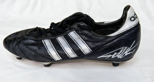 Geoff Hurst Signed adidas World Cup Boot 1966 Football Hero Authentic Relic