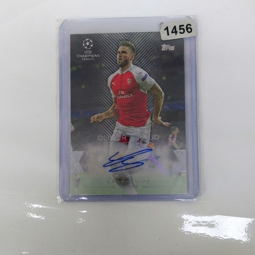 Olivier Giroud 2015-16 Topps UEFA Champions League Autograph CLA-OG Card