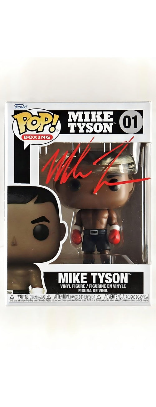 Mike Tyson Signed 01 Funko Pop Vinyl Figure Beckett Fiterman Boxing