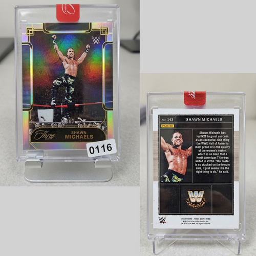 Shawn Michaels 2024 Panini Three /40 143  Ring Showstopper