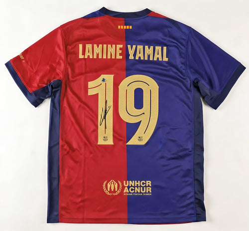 Lamine Yamal Signed FC Barcelona Nike Jersey Beckett - With Frame