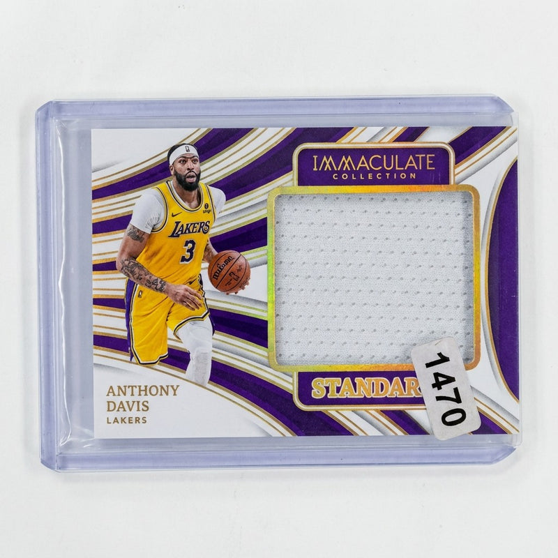 Immaculate Anthony Davis Patch Card 86/99 for Los Angeles Lakers Fans