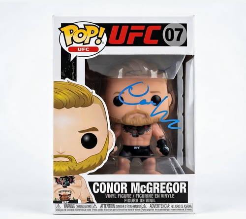 Conor McGregor Signed Funko Pop 07 UFC Green Shorts MMA Legend Autograph COA