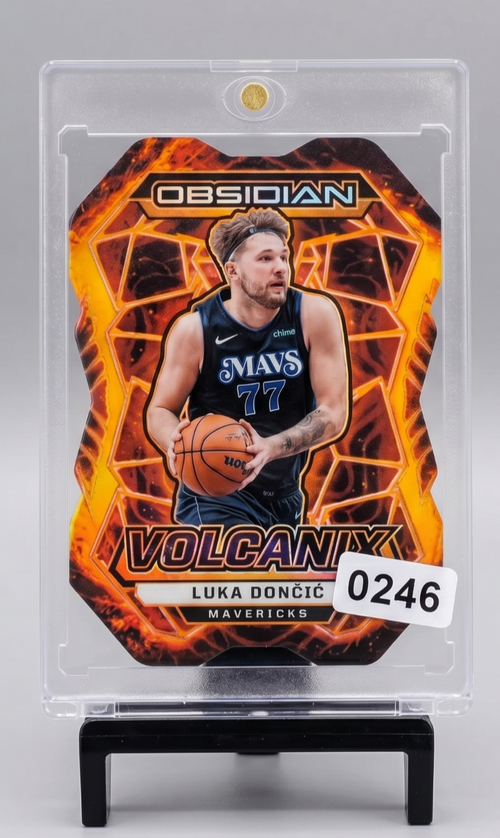 2023-24 Panini Obsidian Luka Doncic Volcanix #31 Case Hit SSP Mavericks
