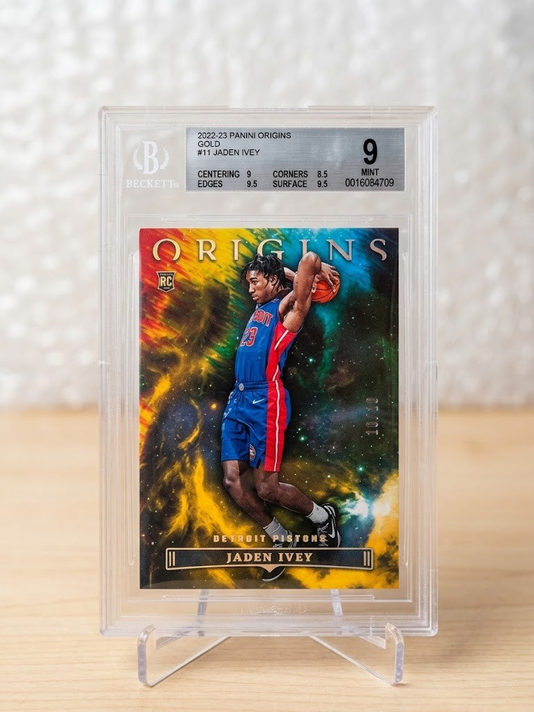 Jaden Ivey Origins Rookie Beckett Nine Graded Basketball Card Singles