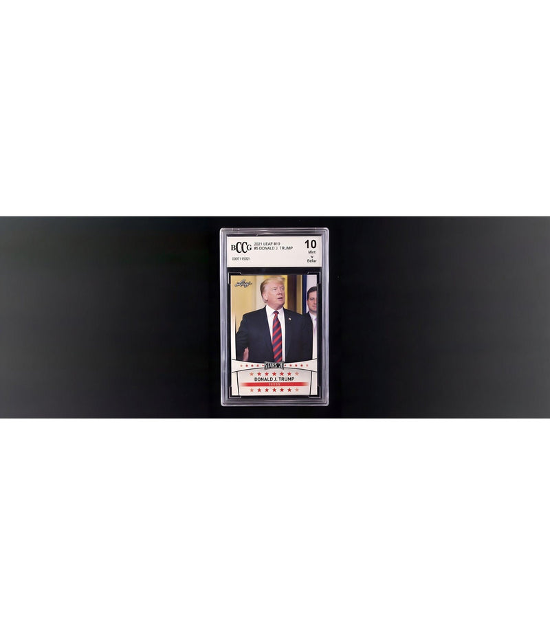2020 Leaf Stars '20 Donald Trump POTUS #6 BCCG 10 Mint or Better President Card