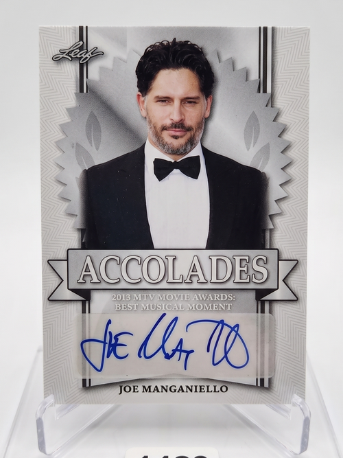 2017 Leaf Pop Century Joe Manganiello Accolades Auto #A-JM1 فضي موشور