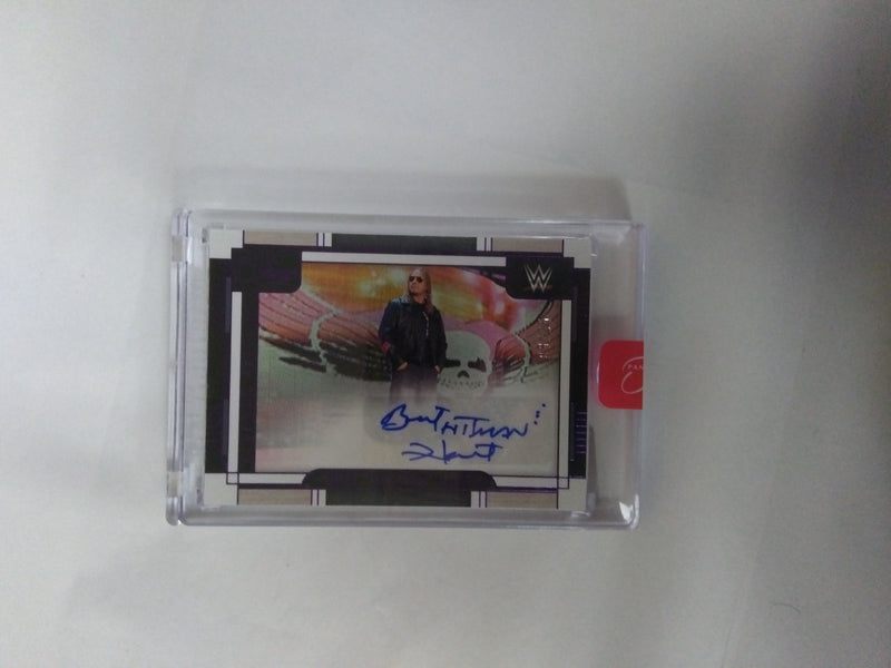 2024 Panini Three Count Bret Hart Timeless Moments Auto #TH-HMH /20 رجل الضربة